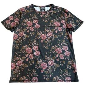 Super Massive Rare Floral Graphic Shirt | Size Medium